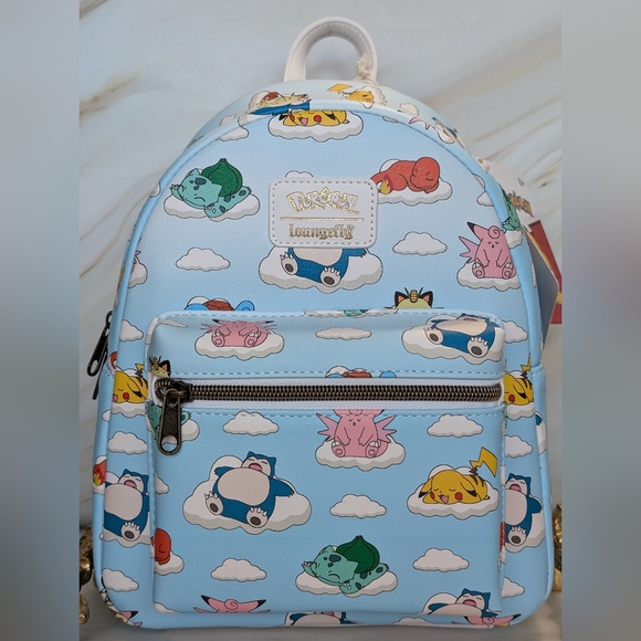 BNWT Loungefly Pokemon Sleeping Characters Mini Backpack - Picture 2 of 10